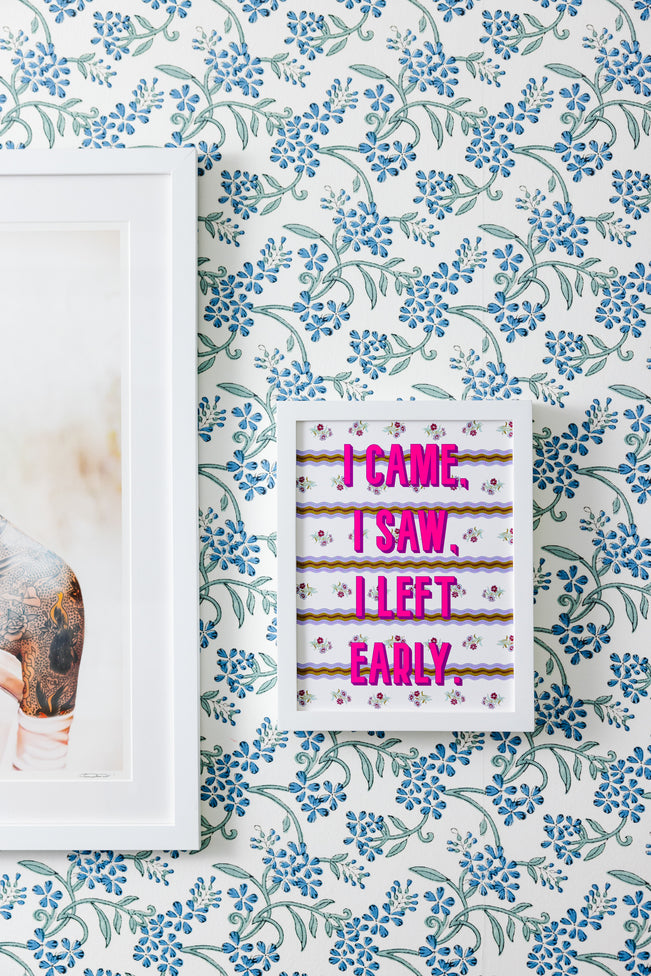 Bold Print - I Came I Saw - Furbish Studio