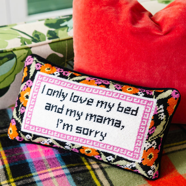 Drake Needlepoint Pillow - Furbish Studio