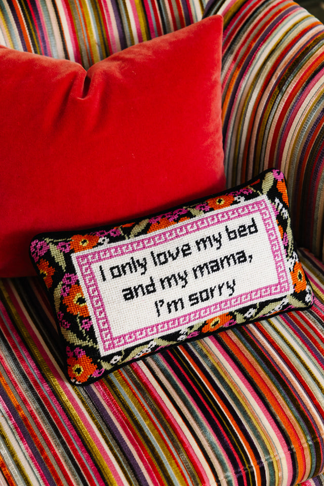 Drake Needlepoint Pillow - Furbish Studio