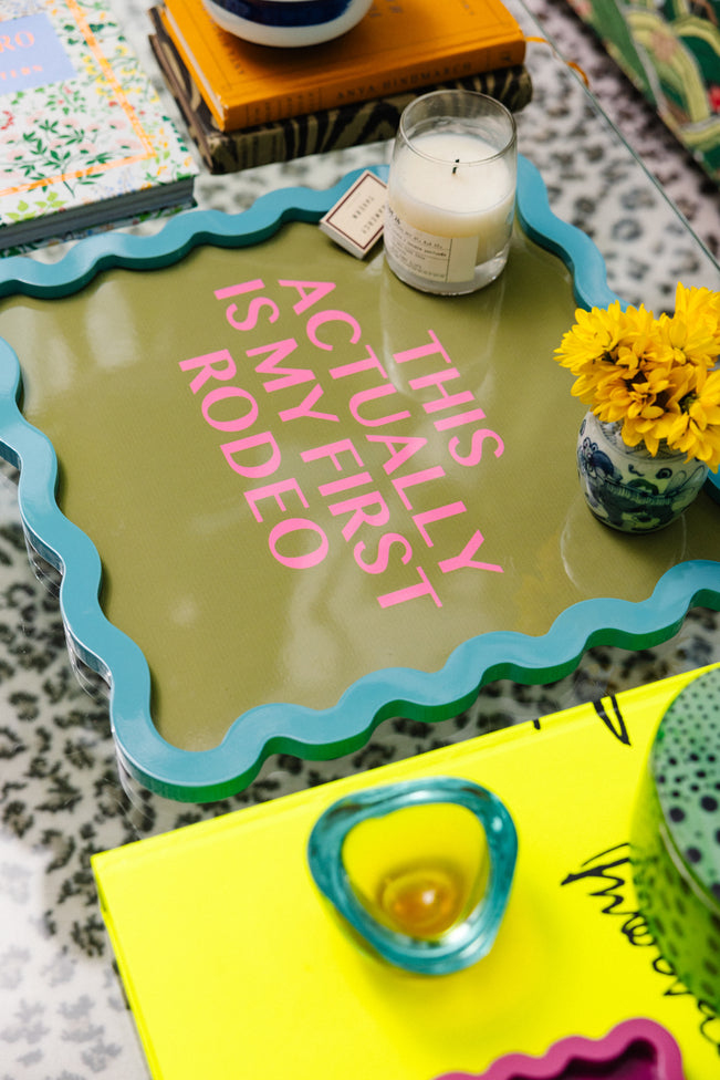 Rodeo Large  Lacquer Tray - Furbish Studio