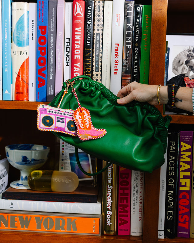 Pink Boombox- Bag Charm - Furbish Studio