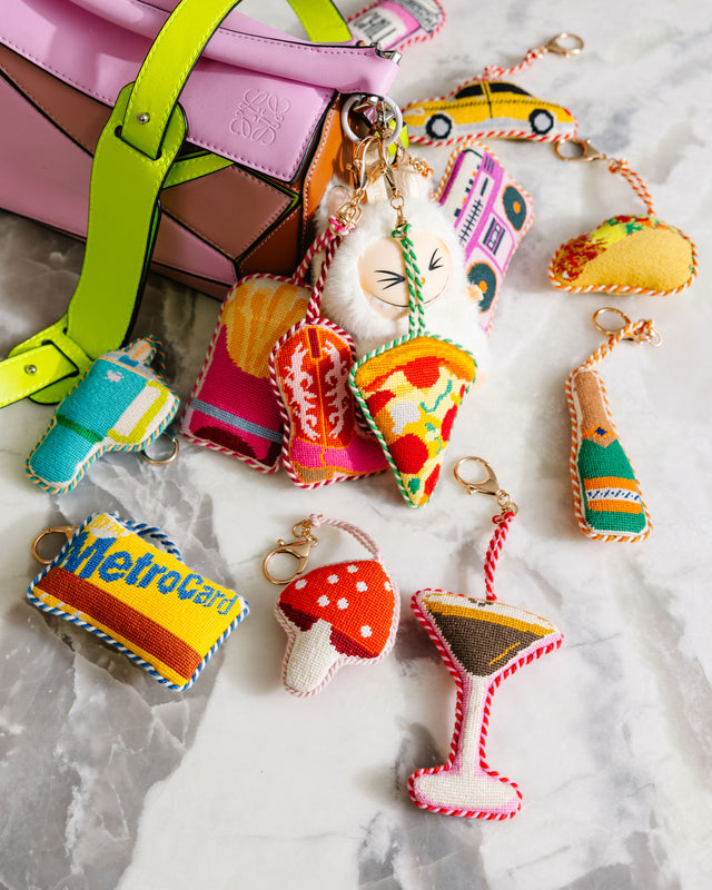 Champagne Bottle - Bag Charm - Furbish Studio