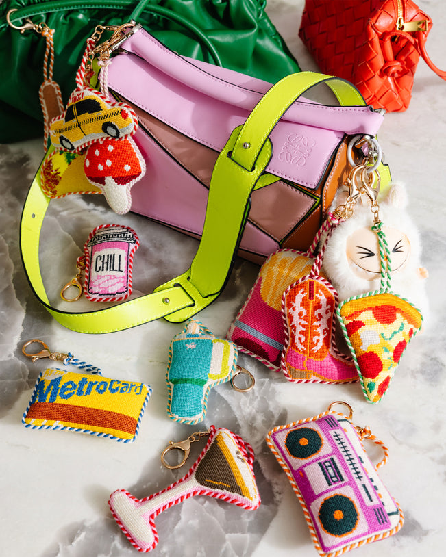 Pink Boombox- Bag Charm - Furbish Studio