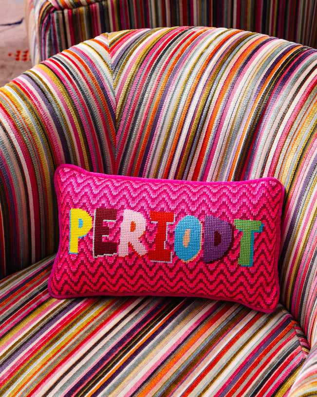 Periodt Needlepoint Pillow - Furbish Studio