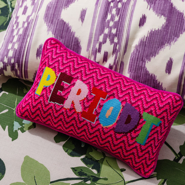 Periodt Needlepoint Pillow - Furbish Studio