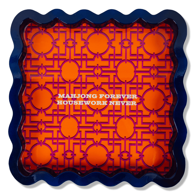 Mahjong Large Lacquer Tray - Furbish Studio