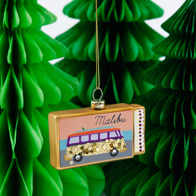 Matchbook Ornament - Malibu - Furbish Studio