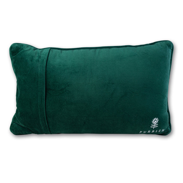 Caviar and Cash Needlepoint Pillow - Furbish Studio