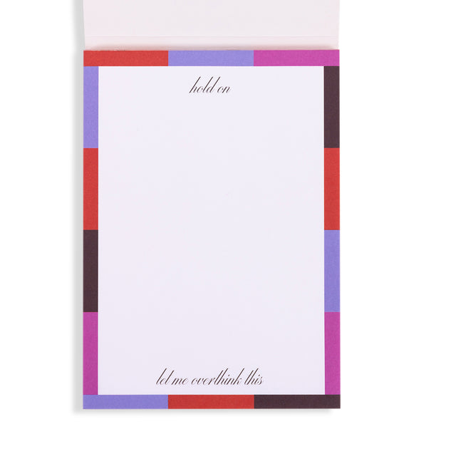 Notepad - Overthink - Furbish Studio