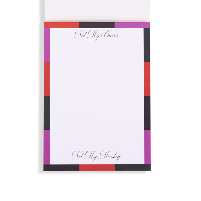 Notepad - Not My Circus - Furbish Studio