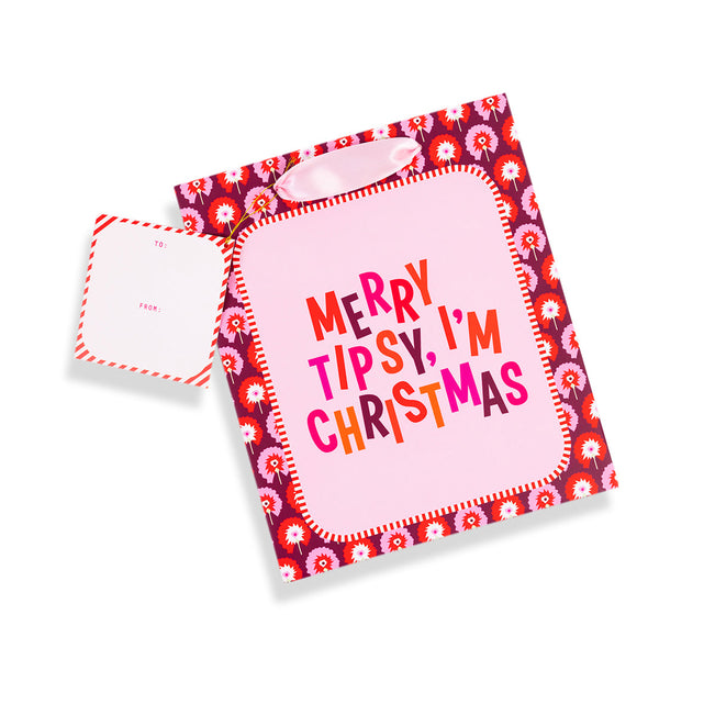 Gift Bag - Merry Tipsy - Furbish Studio