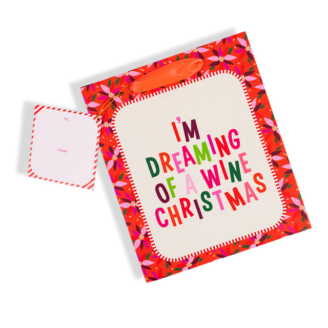 Gift Bag - Wine Christmas - Furbish Studio