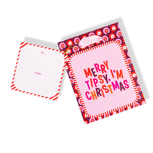 Gift Bag - Merry Tipsy - Furbish Studio