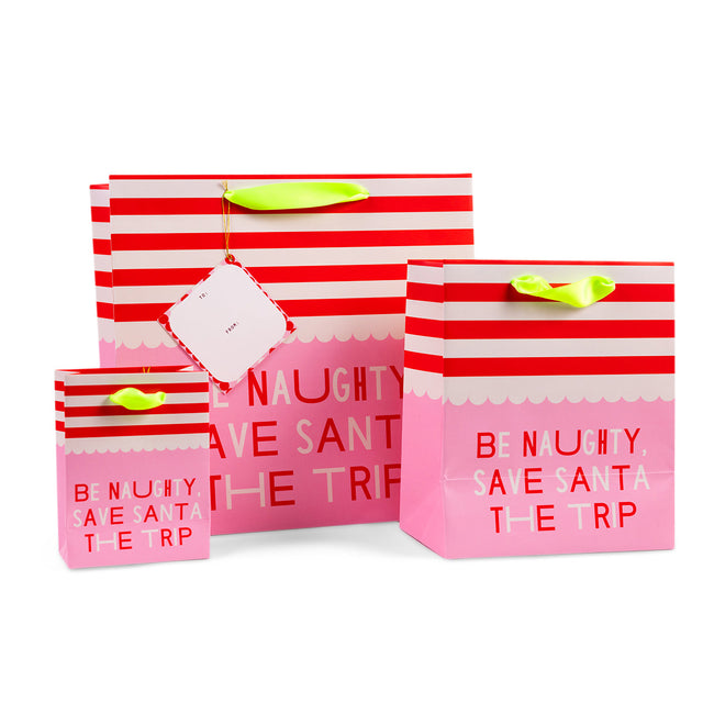 Gift Bag - Be Naughty - Furbish Studio