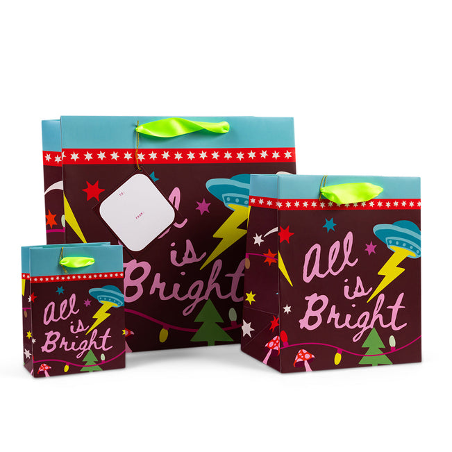 Gift Bag - All Is Bright - Furbish Studio