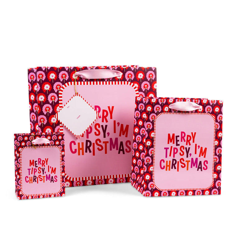 Gift Bag - Merry Tipsy - Furbish Studio