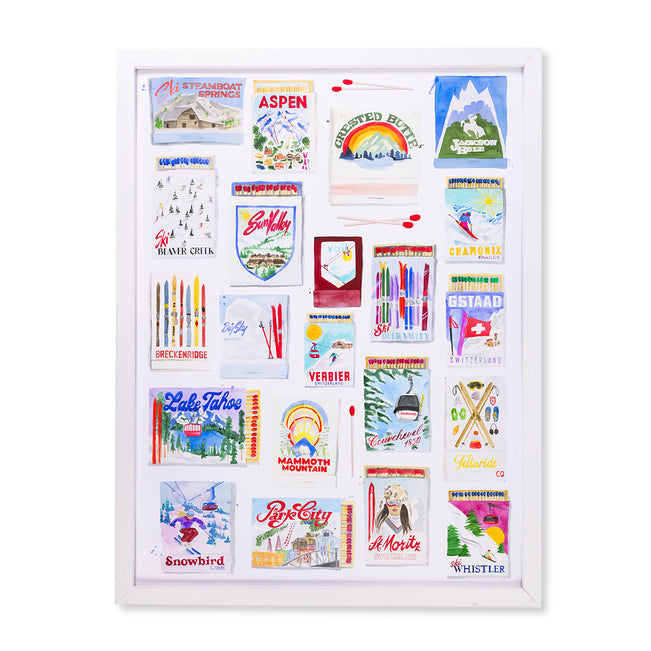 Ski Resort Collection Matchbook - Furbish Studio