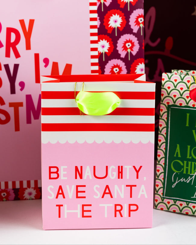 Gift Bag - Be Naughty - Furbish Studio