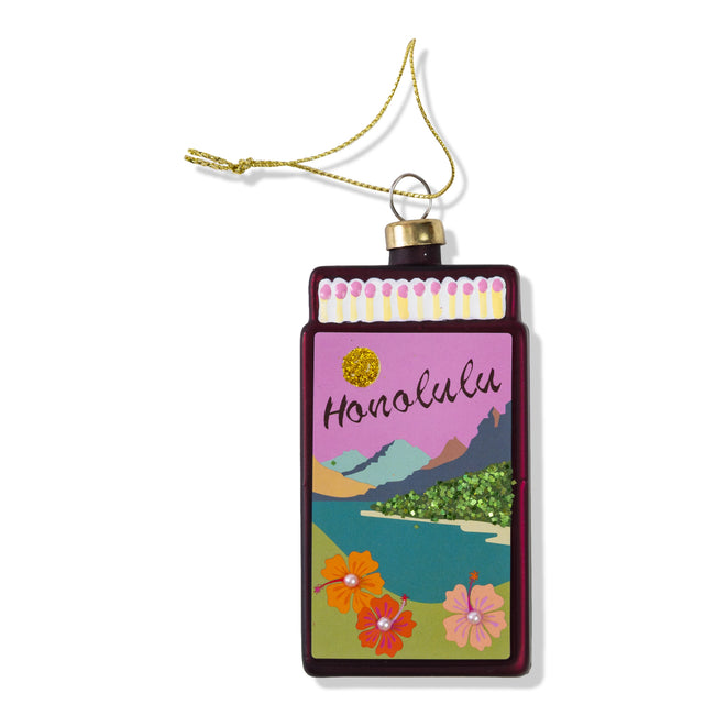 Matchbook Ornament - Honolulu - Furbish Studio
