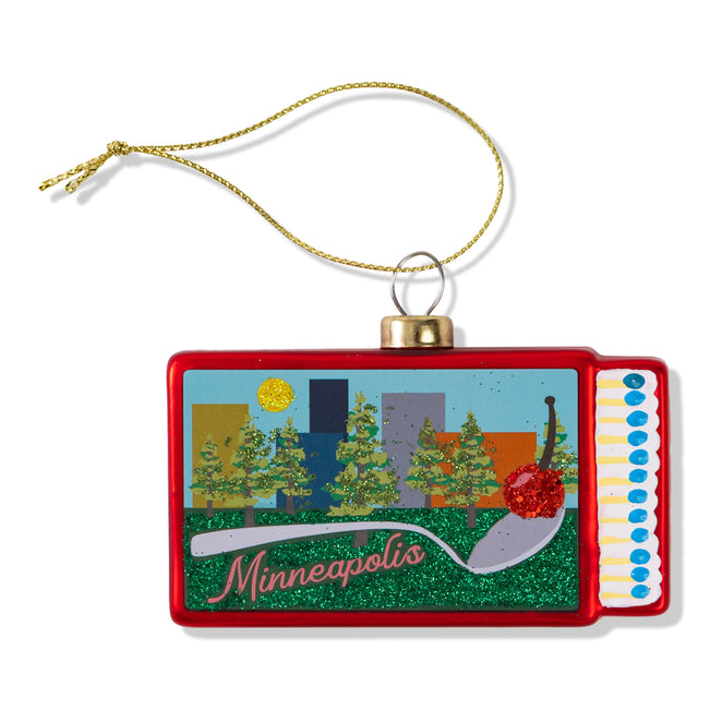 Matchbook Ornament - Minneapolis - Furbish Studio