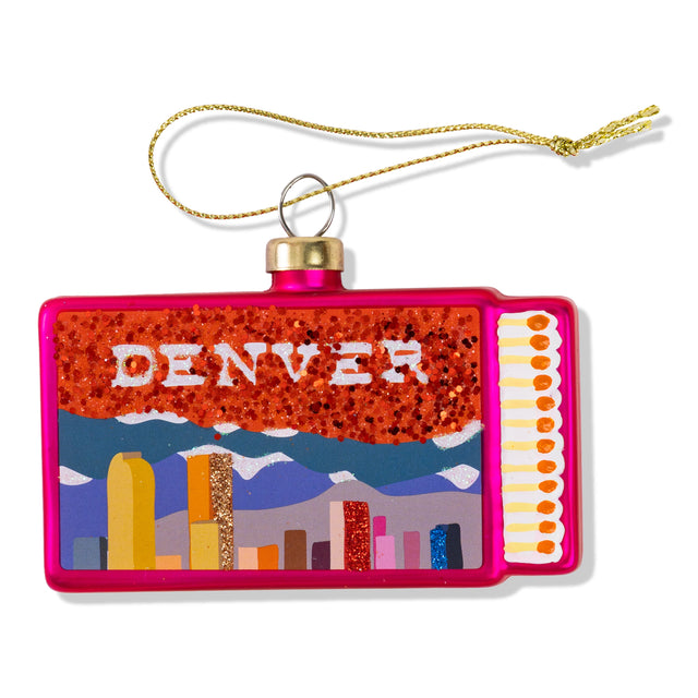 Matchbook Ornament - Denver - Furbish Studio