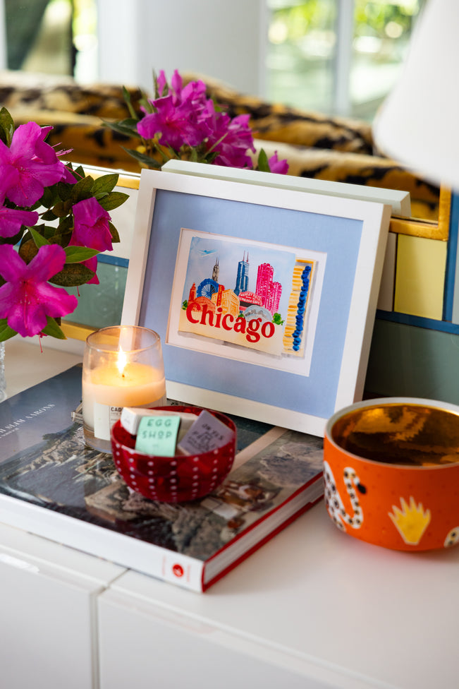 Chicago Matchbook Art Print - Furbish Studio