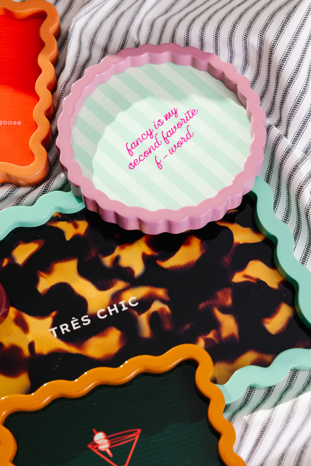 Fancy Small  Lacquer Tray - Furbish Studio
