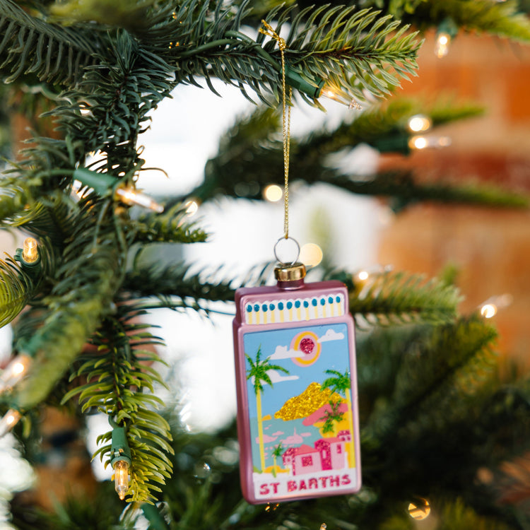 Matchbook Ornament - St. Barths - Furbish Studio