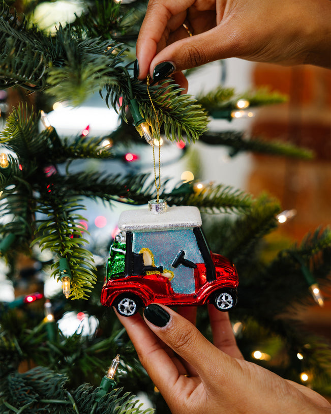 Golf Cart Ornament - Furbish Studio