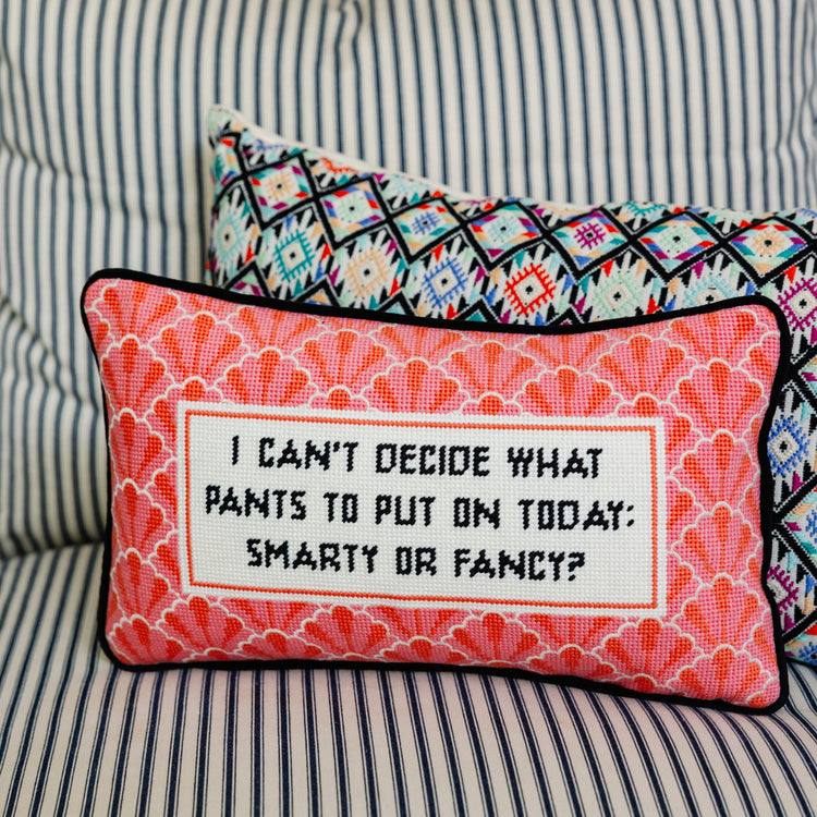 Pants Needlepoint PIllow - Furbish Studio