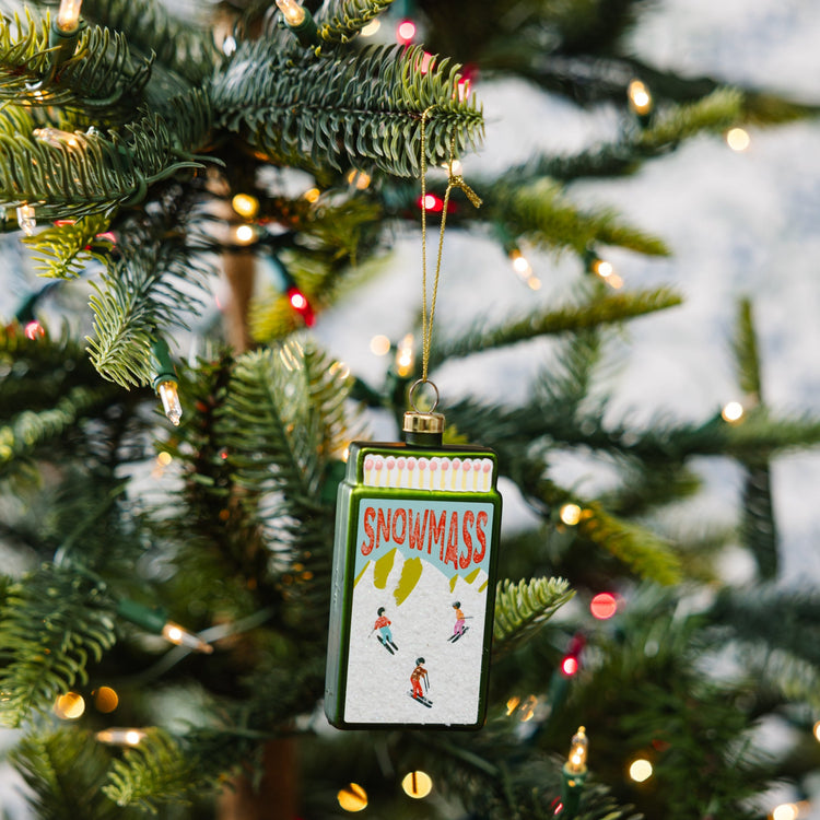 Matchbook Ornament - Snowmass - Furbish Studio