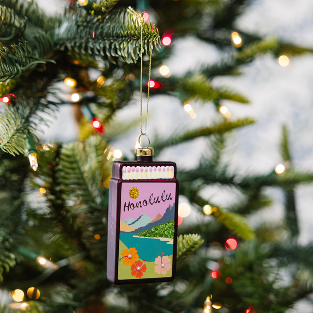 Matchbook Ornament - Honolulu - Furbish Studio