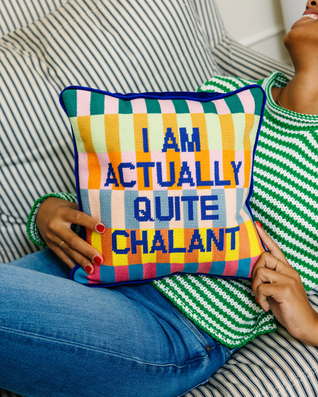 Chalant Needlepoint Pillow - Furbish Studio