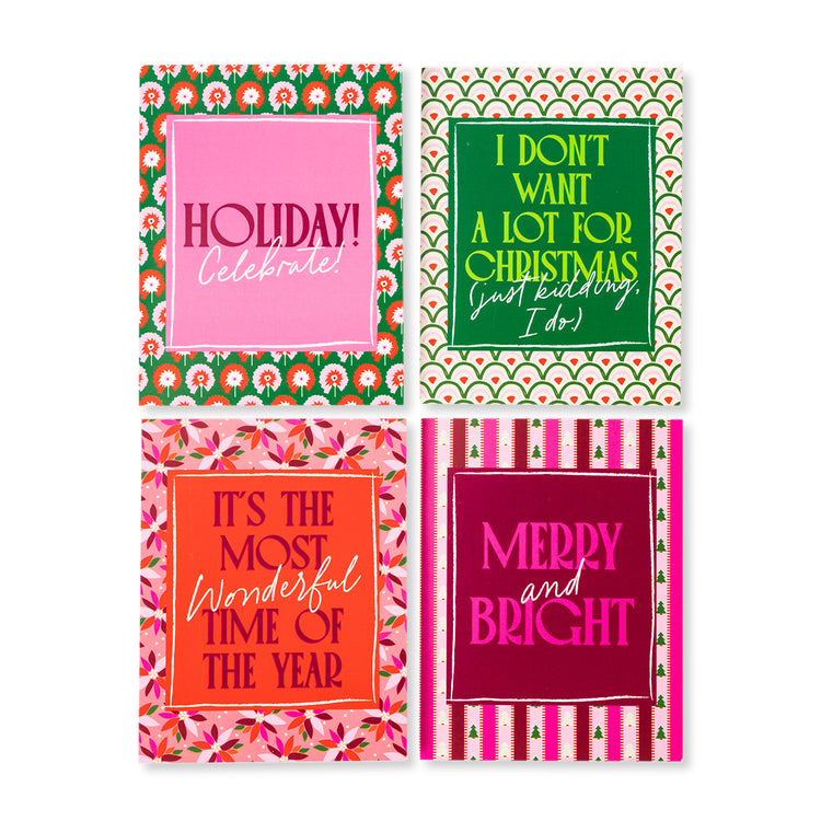 Boxed Greeting Card S/8 - Holiday Classic - Furbish Studio