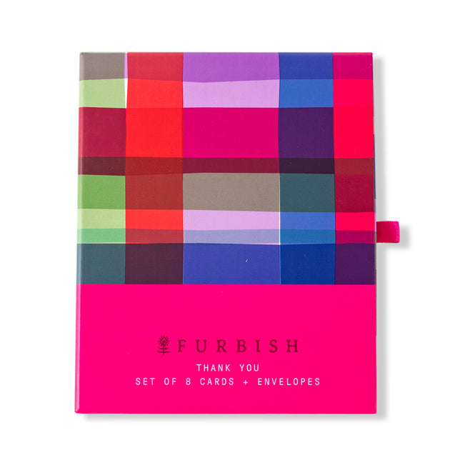 Boxed Greeting Card S/8 - Thank You - Furbish Studio