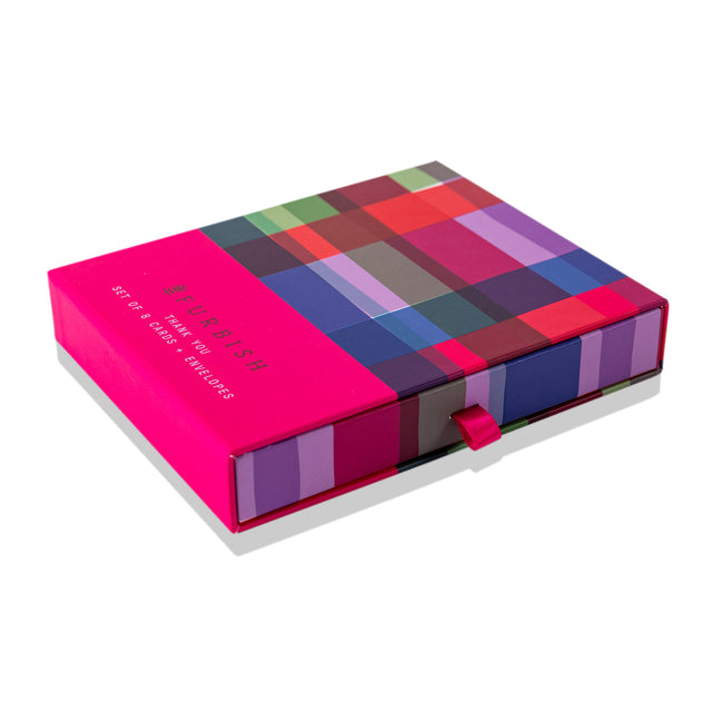 Boxed Greeting Card S/8 - Thank You - Furbish Studio