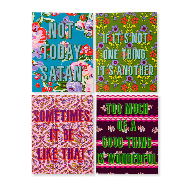 Boxed Greeting Card S/8 - Bold Floral - Furbish Studio