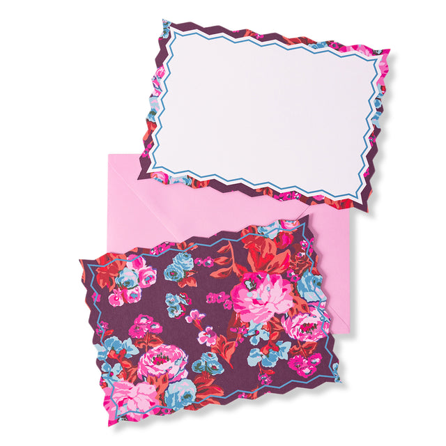 Stationery S/12 - Bold Floral - Furbish Studio