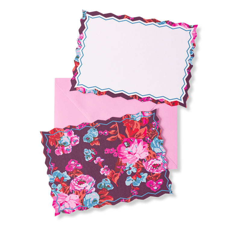 Stationery S/12 - Bold Floral - Furbish Studio