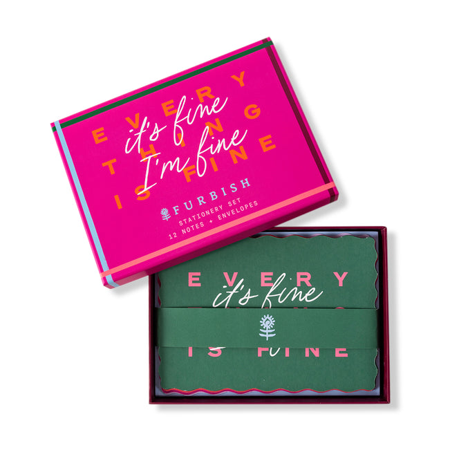 Stationery S/12 - Everything's Fine - Furbish Studio