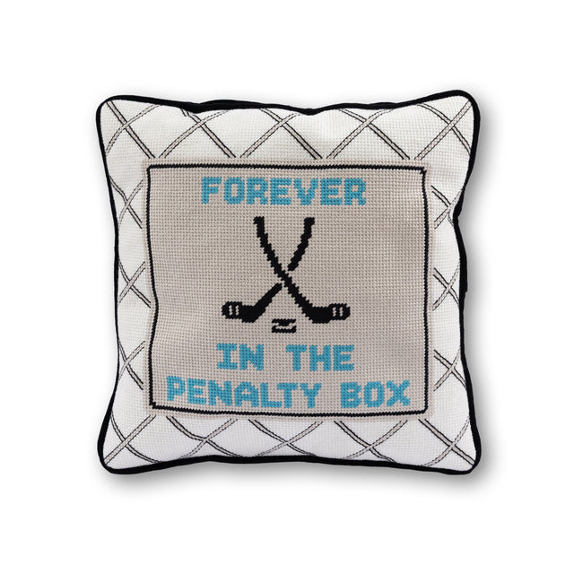 Penalty Box Needlepoint Pillow - Furbish Studio
