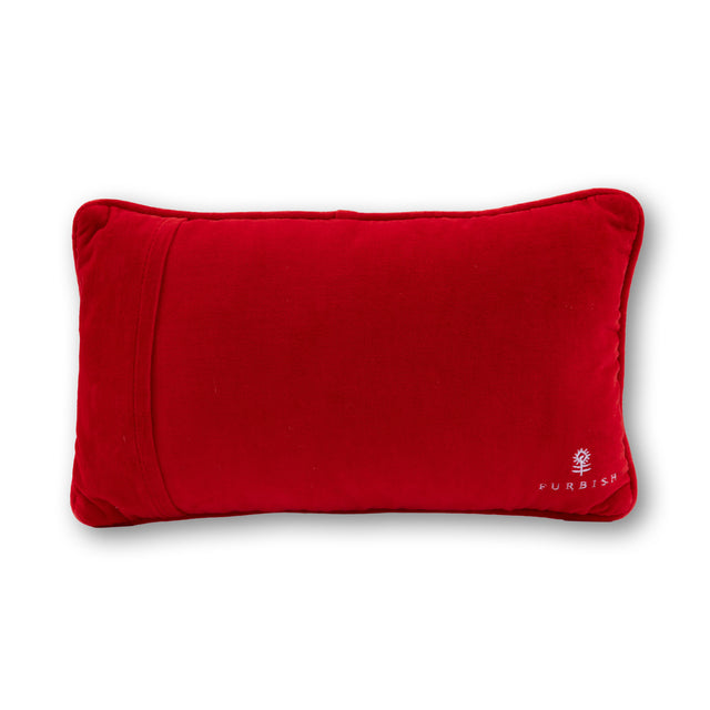 Maybe Today Satan Needlepoint Pillow - Furbish Studio