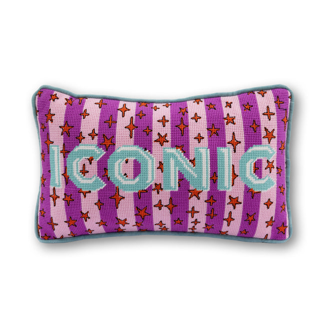 Iconic Needlepoint Pillow - Furbish Studio