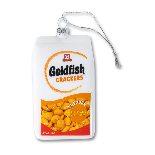Box of Goldfish Crackers Ornament - Furbish Studio