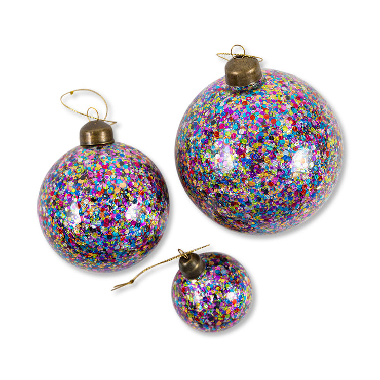 Confetti Bauble Ornament S/3 - Furbish Studio