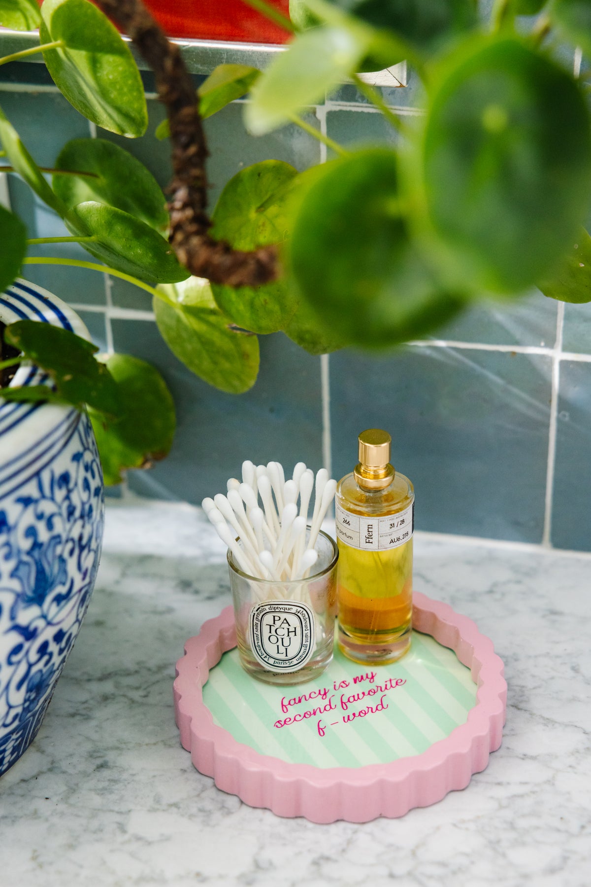 Fancy Small Lacquer Tray - Furbish Studio
