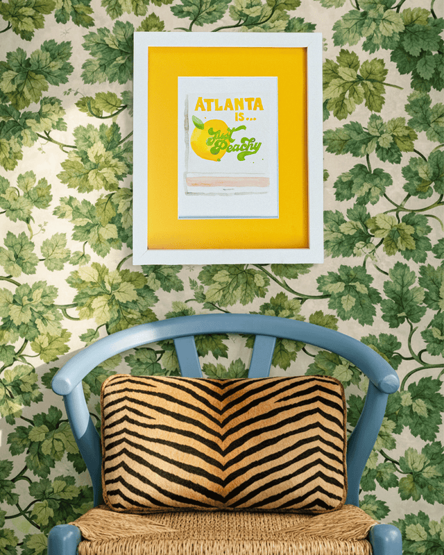 Atlanta Matchbook Art Print - Furbish Studio
