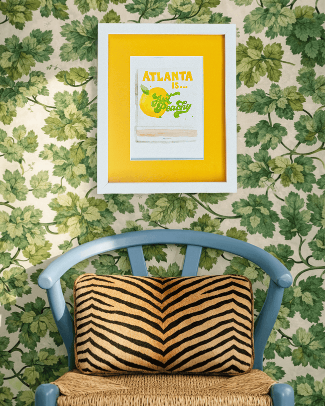 Atlanta Matchbook Art Print - Furbish Studio