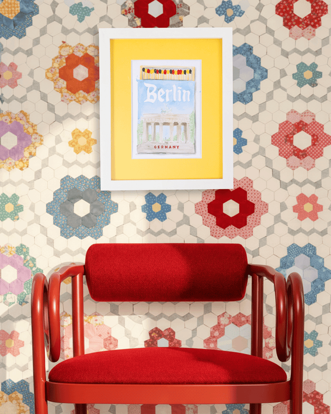 Berlin Matchbook Art Print - Furbish Studio