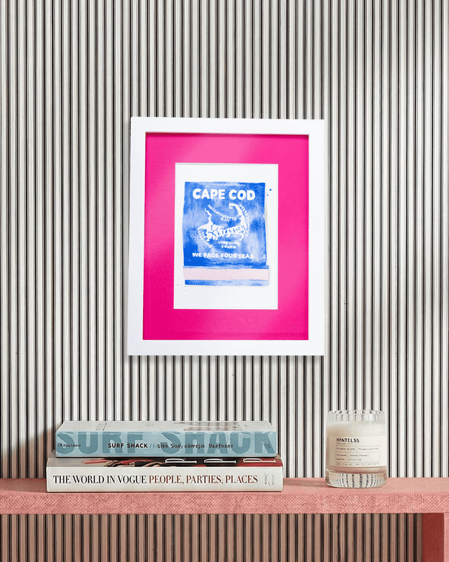 Cape Cod Matchbook Art Print - Furbish Studio